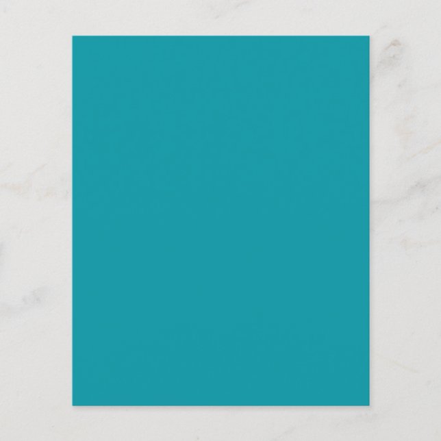 Dark Teal Green Flyer (Front)