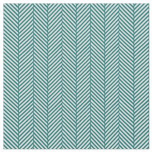 Dark Teal Herringbone Fabric