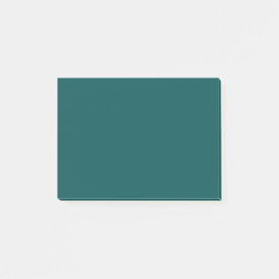 Dark Teal Solid Color Post-it Notes