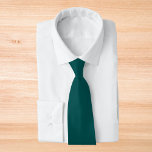 Dark Teal Solid Color Tie<br><div class="desc">Dark Teal Solid Color</div>