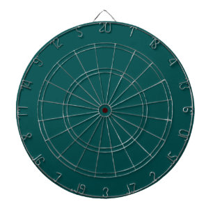 Dark Teal Solid Colour Dartboard