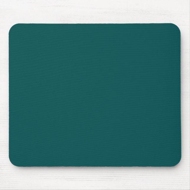  Dark Teal  (solid colour)  Mouse Pad (Front)