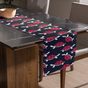 Dark Theme Tortoise Short Table Runner