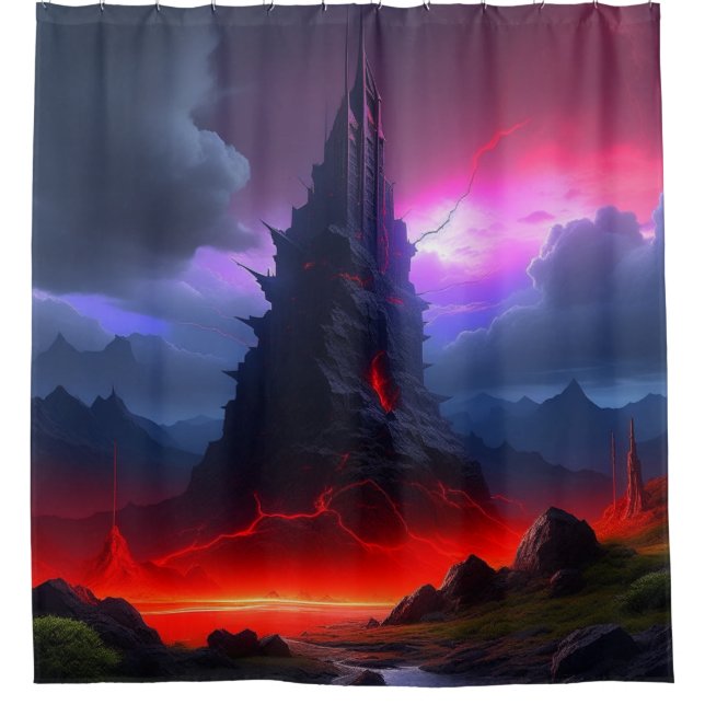  Dark Tower Shower Curtain (Front)