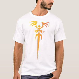 Dark Tribal Phoenix Emblem – Mythic Symbol T-Shirt