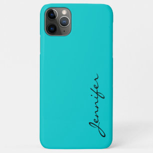 Dark turquoise colour background Case-Mate iPhone case
