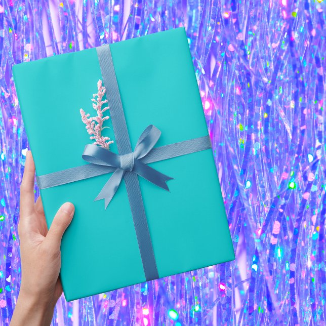 Dark Turquoise Solid Colour Wrapping Paper (Creator Uploaded)