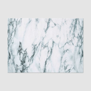 Dark Turquoise Vein Marble Look Tissue Paper