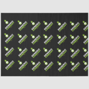 Dark Unique branded tissue paper