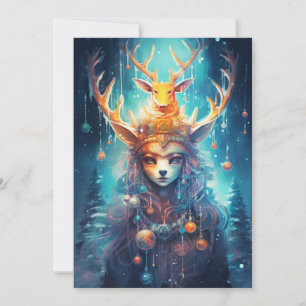 Dark Unusual Strange Christmas Card