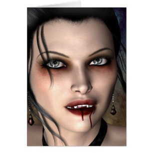 Dark Vampire Beauty Cards