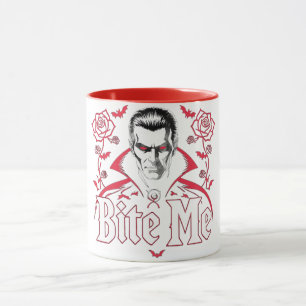 Dark Vampire “Bite Me” Halloween Humour Mug
