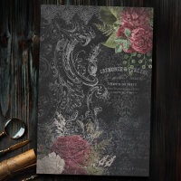 Dark Victorian French Rose Ephemera Decoupage