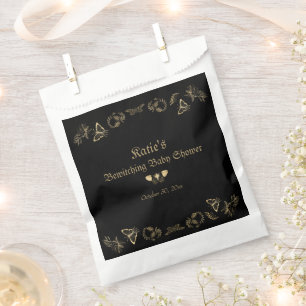 Dark Victorian Gothic Halloween Baby Shower Favour Bags