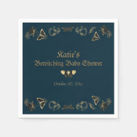 Dark Victorian Gothic Halloween Baby Shower