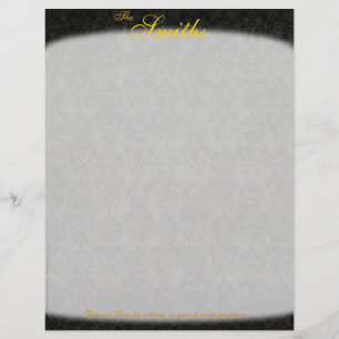 Dark Victorian Letterhead (1-sided) Design