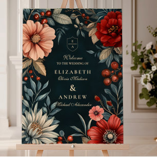 Dark Victorian Romance Wedding Invitation