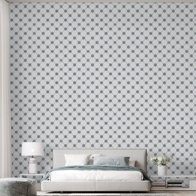 Dark Vintage Damask Wallpaper (Bedroom)