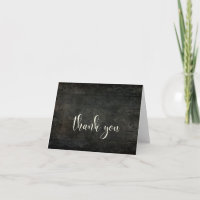 Dark Vintage Design, Cream Typography 30 Thank You