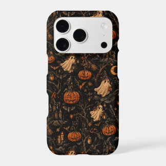 Dark Vintage Halloween Pumpkin Phone Case
