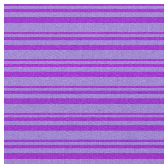 Dark Violet and Purple Coloured Pattern of Stripes Fabric (Close Up)
