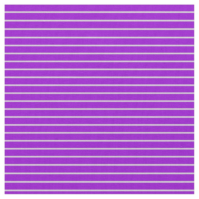 Dark Violet & Light Grey Pattern of Stripes Fabric (Close Up)