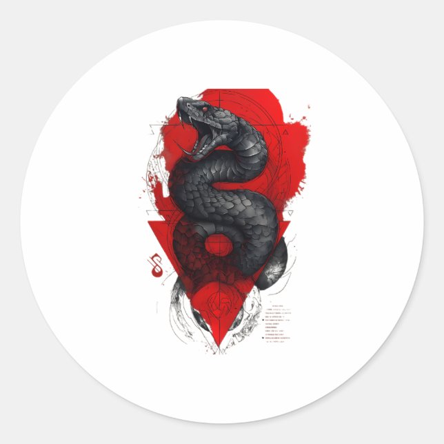 Dark Viper Trash Polka Sticker (Front)