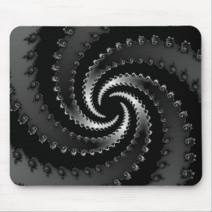Dark Vortex Fractal Mouse Pad