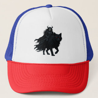 Dark Warrior on Hellenwolf Trucker Hat