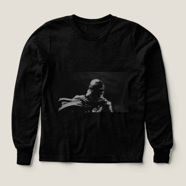 Dark Warrior Shadow Sweatshirt | Minimalist Ninja  (Design Front)