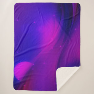 Dark Wave Sherpa Blanket
