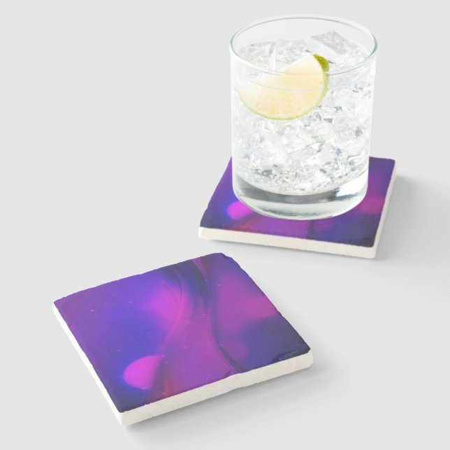 Dark Wave Stone Coaster (Side)