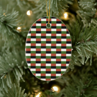 Dark, Wet Swamp Colors Ceramic Tree Decoration