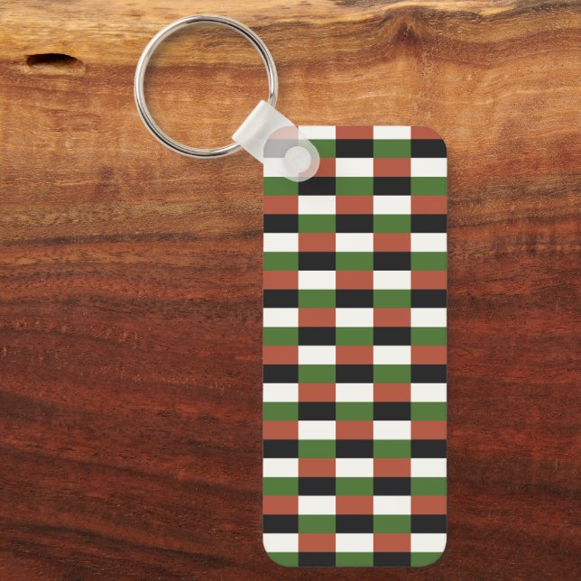 Dark, Wet Swamp Colors Key Ring (Front)