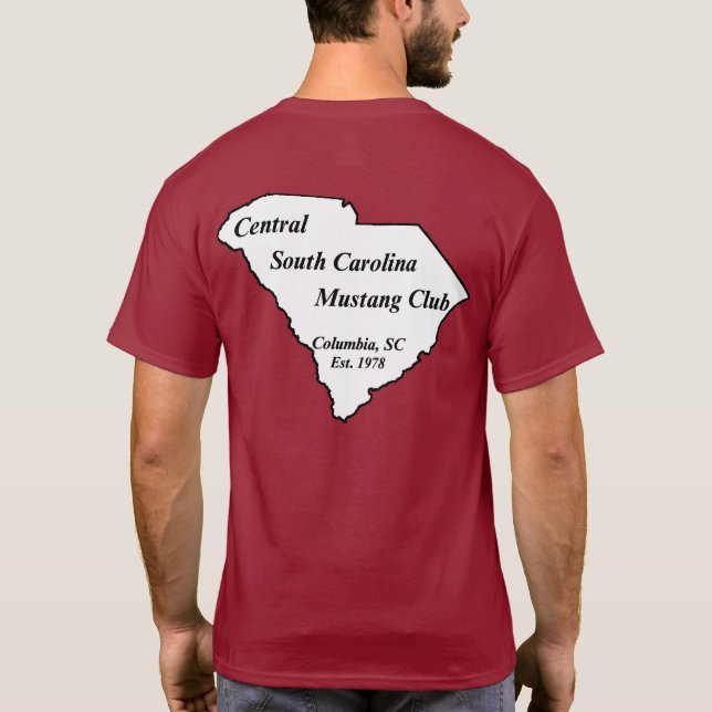 Dark  white background T-shirt (Back)