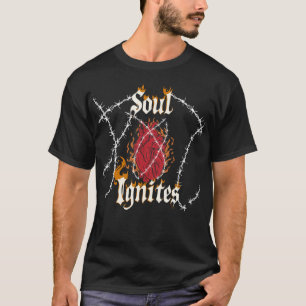 Dark Wings Fallen Divine Rock T-Shirt