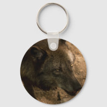 Dark Wolf Keychain