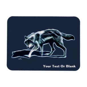Dark Wolf Magnet