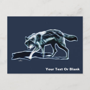 Dark Wolf Postcard