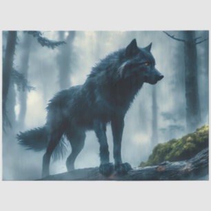 Dark Wolf Tissue Paper