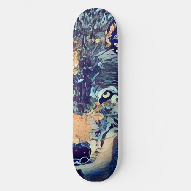 Dark Wolf Zero Element Custom Pro Park Board Skateboard (Front)