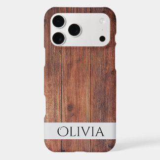 dark wood and modern personalized