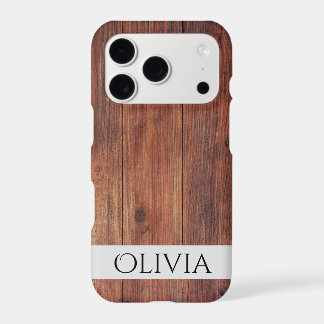 dark wood and modern personalized