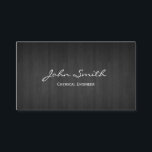 Dark Wood Chemical Engineer Business Card<br><div class="desc">Dark Wood Chemical Engineer Business Card.</div>