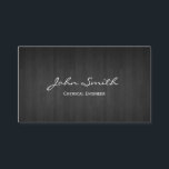 Dark Wood Chemical Engineer Business Card<br><div class="desc">Dark Wood Chemical Engineer Business Card.</div>