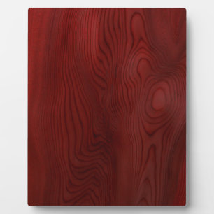 Dark Wood Grain Plaque