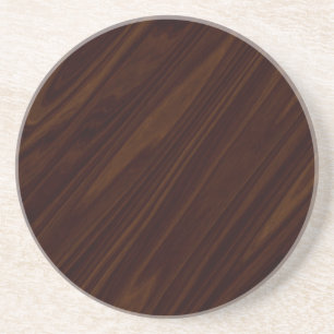 Dark Wood Texture Coaster