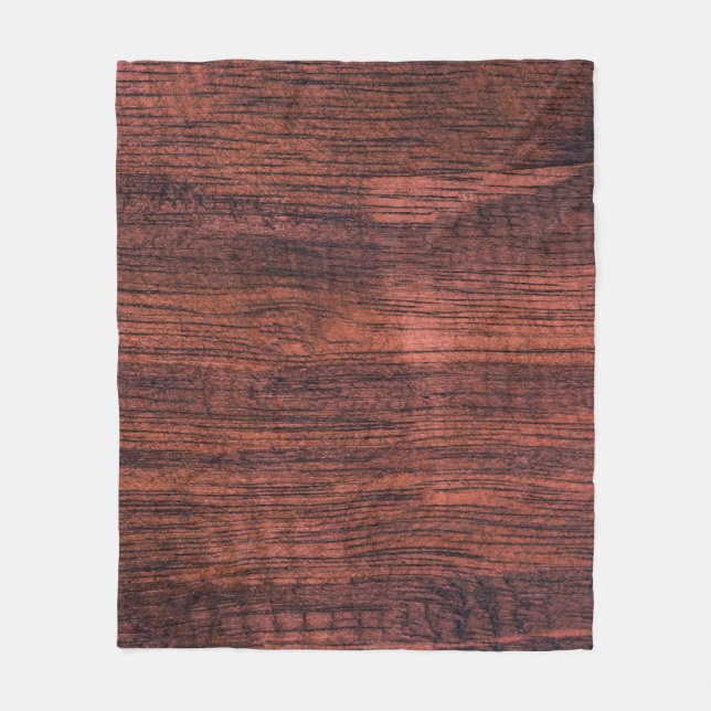 Dark wood texture used to made backgrounds. Natura Fleece Blanket (Front)