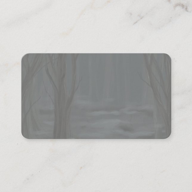 Dark Woods Business Card (Front)