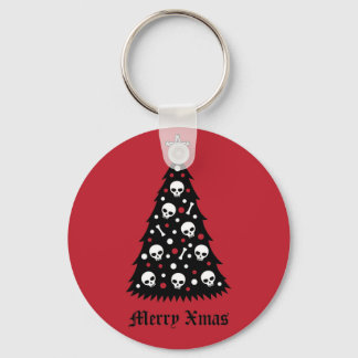 Dark Xmas Tree Key Ring